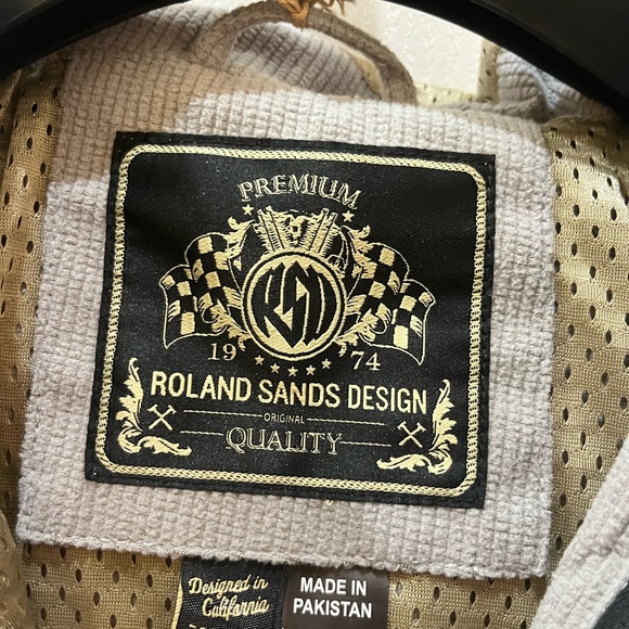 Roland Sands Designs RSD Mia Leather Motorcycle Jacket Gunmetal Women's Medium - Picture 6 of 8